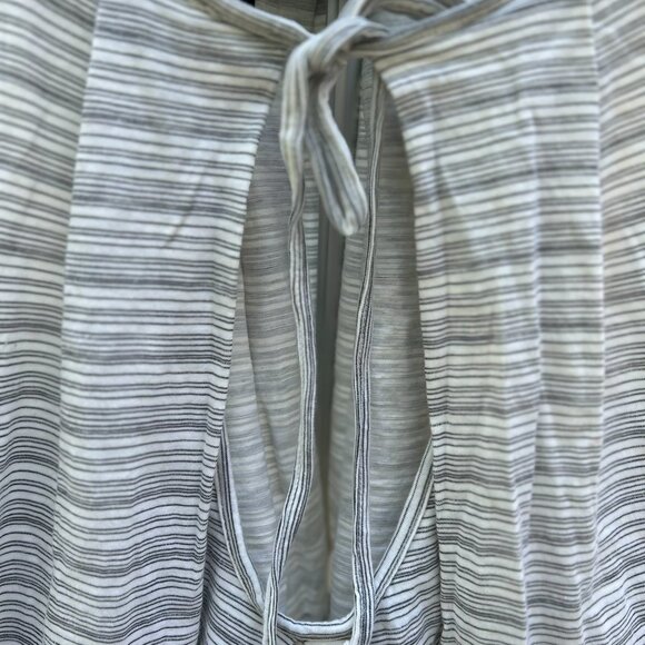 NWOT Free People Ivory Navy High-Low Tie Tank XS - Picture 8 of 12